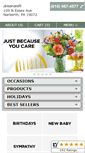 Mobile Screenshot of amaranthflorist.com